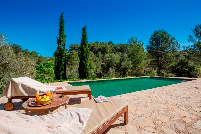 Casa Rural Spain the poolside