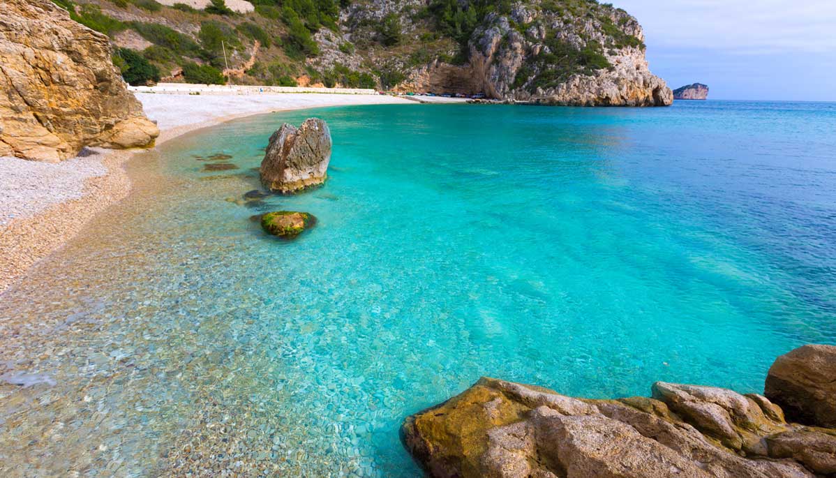 grandadella beach, Javea Alicante